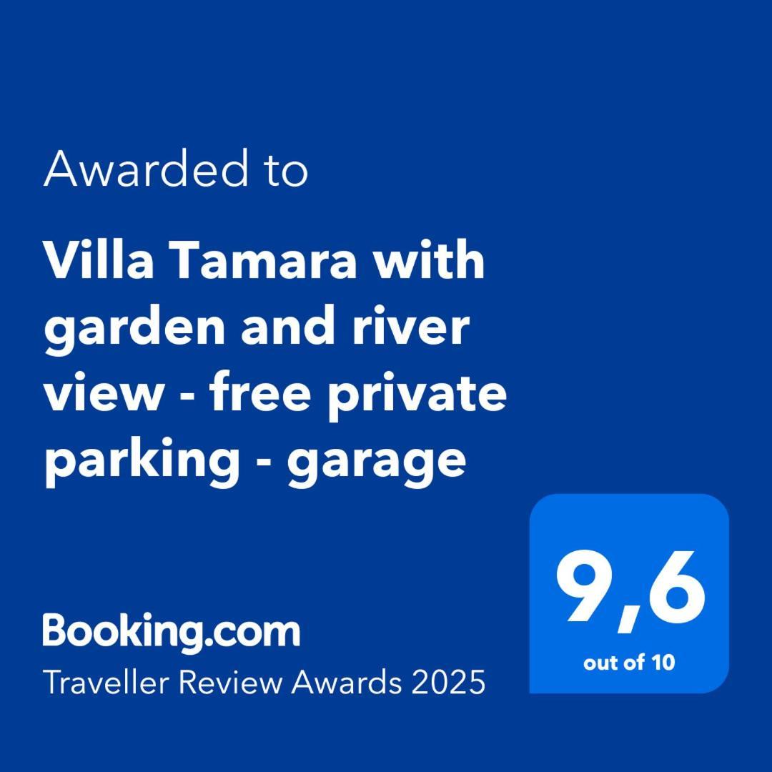 Villa Tamara With Garden And River View - Free Private Parking - Garage Мостар Екстериор снимка